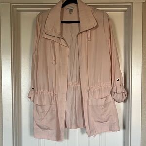Christopher & Banks Blush Utility Jacket